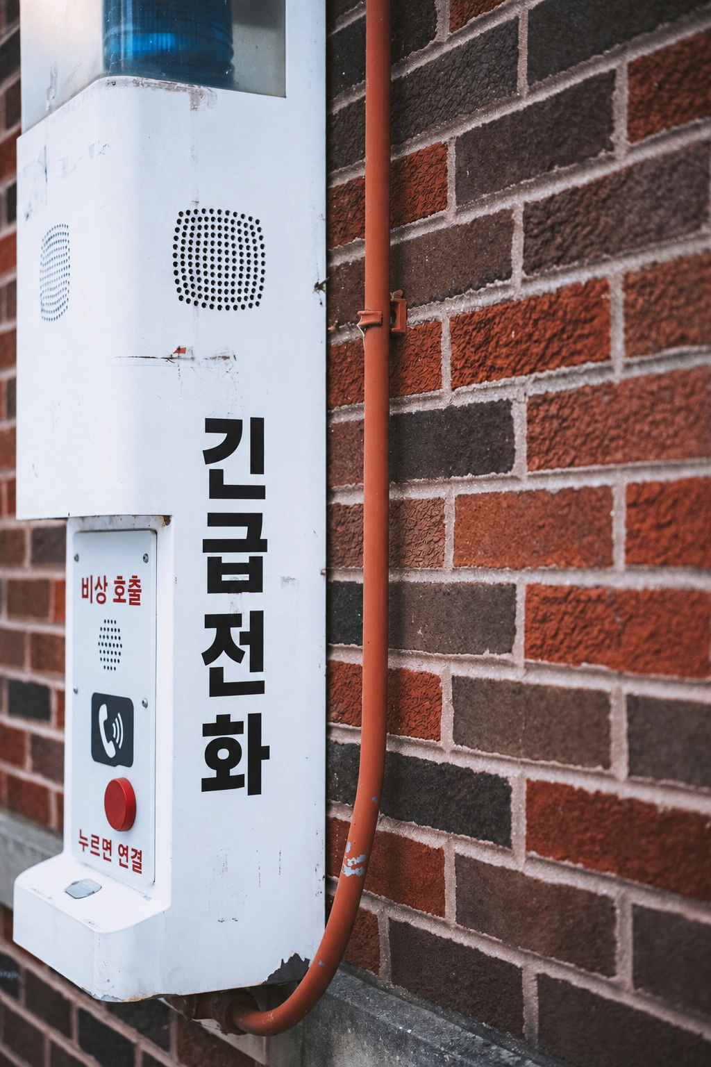 비상 상황 시 경찰 및 보안업체로 직통 호출되는 긴급 비상벨